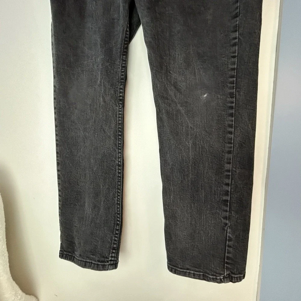 Levi's 502 Denim Black Jeans 38X30‎ Mens